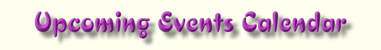 Upcoming Events  Web Page Title Graphic